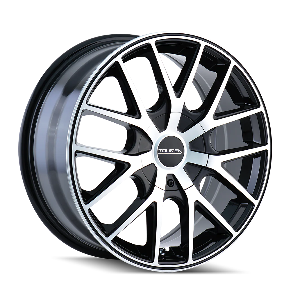 Touren - TOUREN TR60 3260 GLOSS BLACK MACHINED 20X8.5 5-108/5-114.3 40MM 72.62MM - Image 4