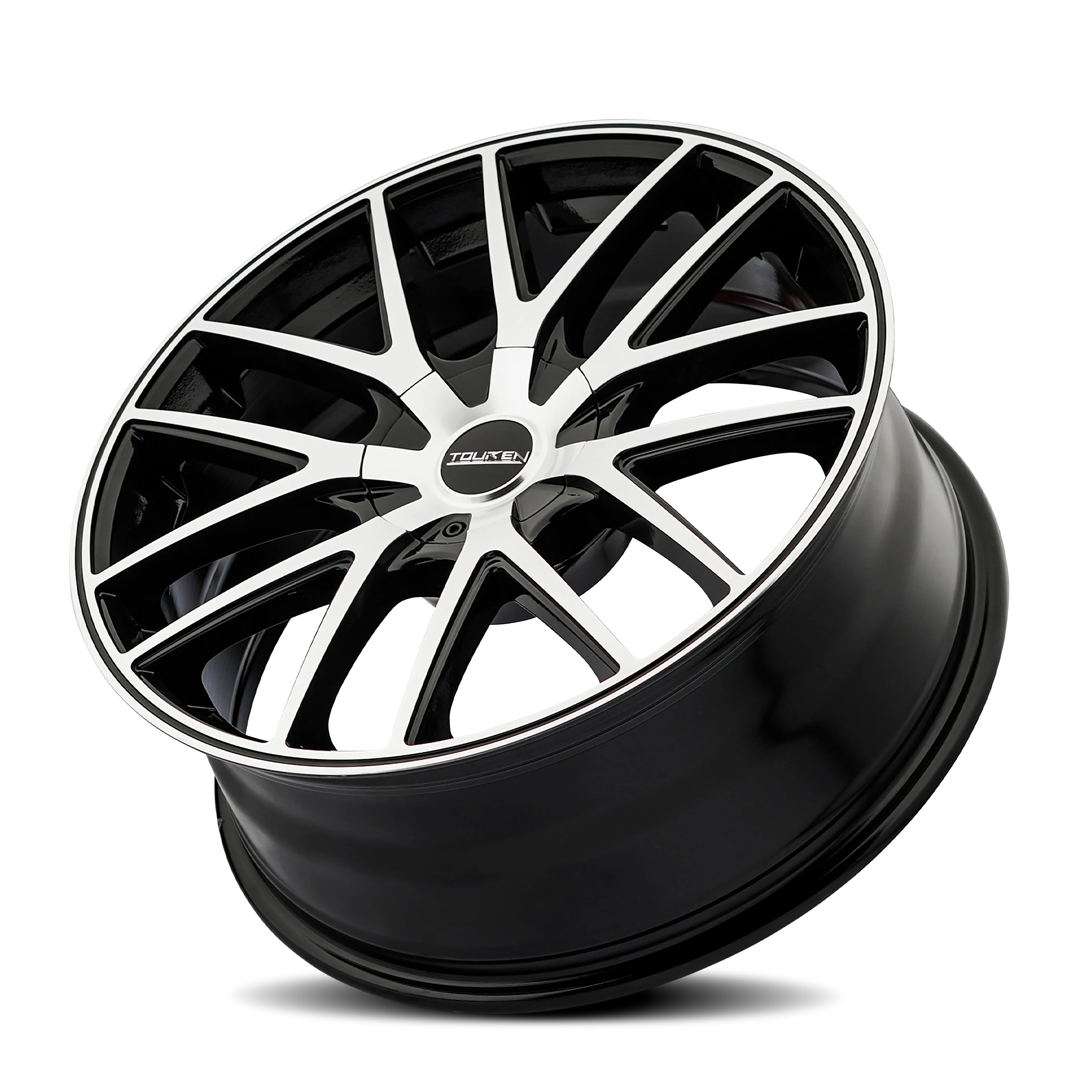 Touren - TOUREN TR60 3260 GLOSS BLACK MACHINED 20X8.5 5-112/5-120 40MM 74.1MM - Image 2