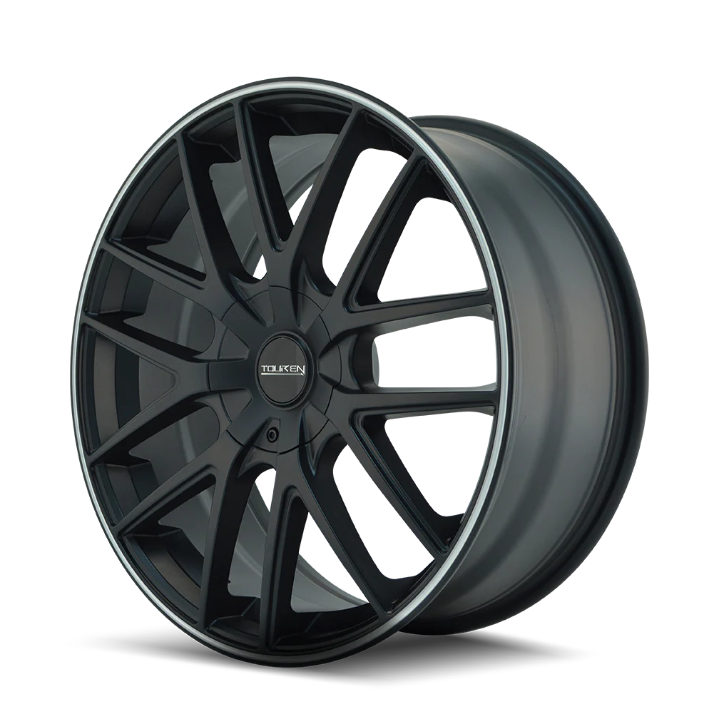 Touren - TOUREN TR60 3260 MATTE BLACK MACHINED 17X7.5 5-112/5-120 42MM 72.62MM - Image 5