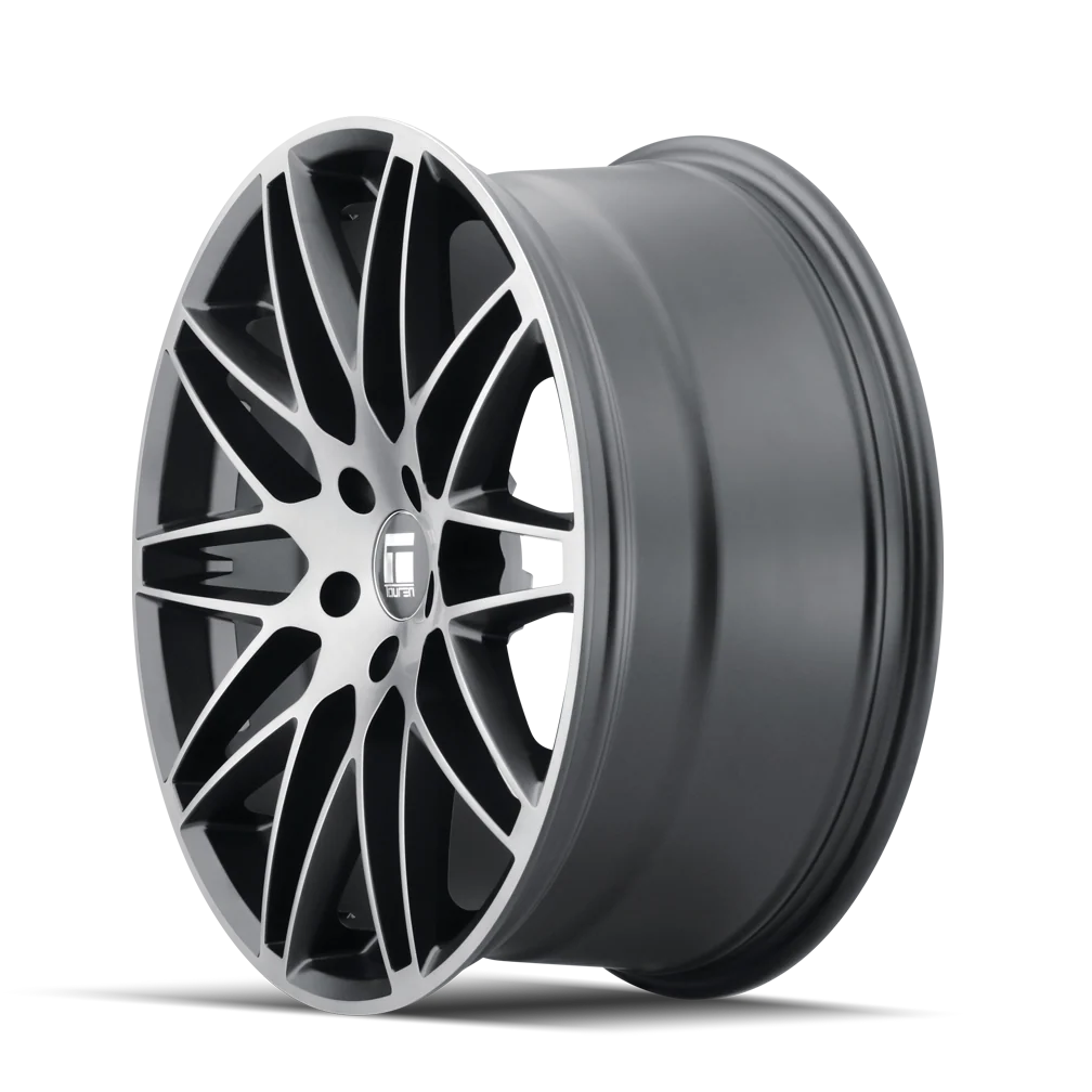 Touren - TOUREN TR75 3275 MATTE BLACK BRUSHED WITH DARK 19X9.5 5-114.3 38MM 72.6MM - Image 2