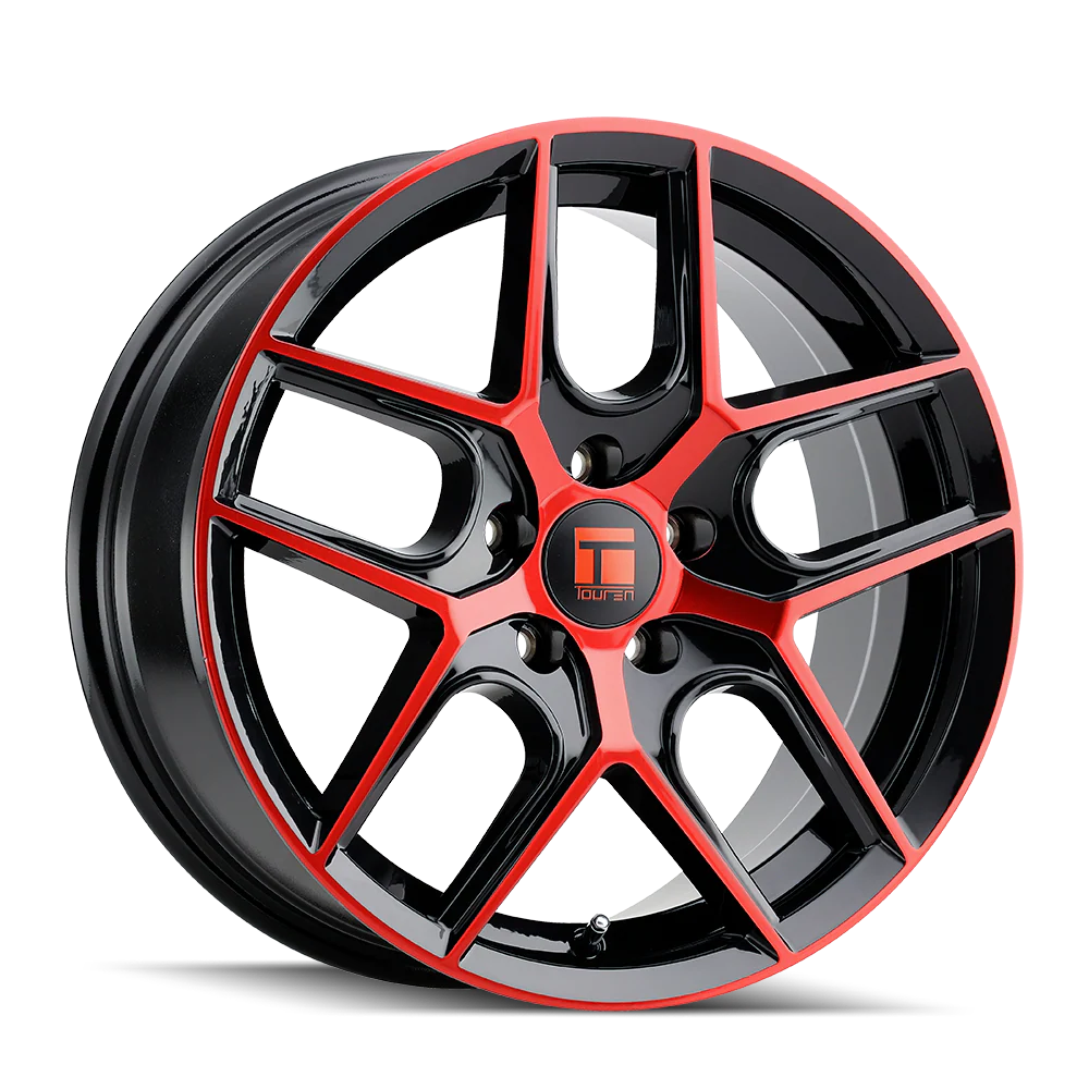 Touren - TOUREN TR79 3279 GLOSS BLACK MACHINED WITH RED 20X9 5-112 35MM 66.56MM - Image 4