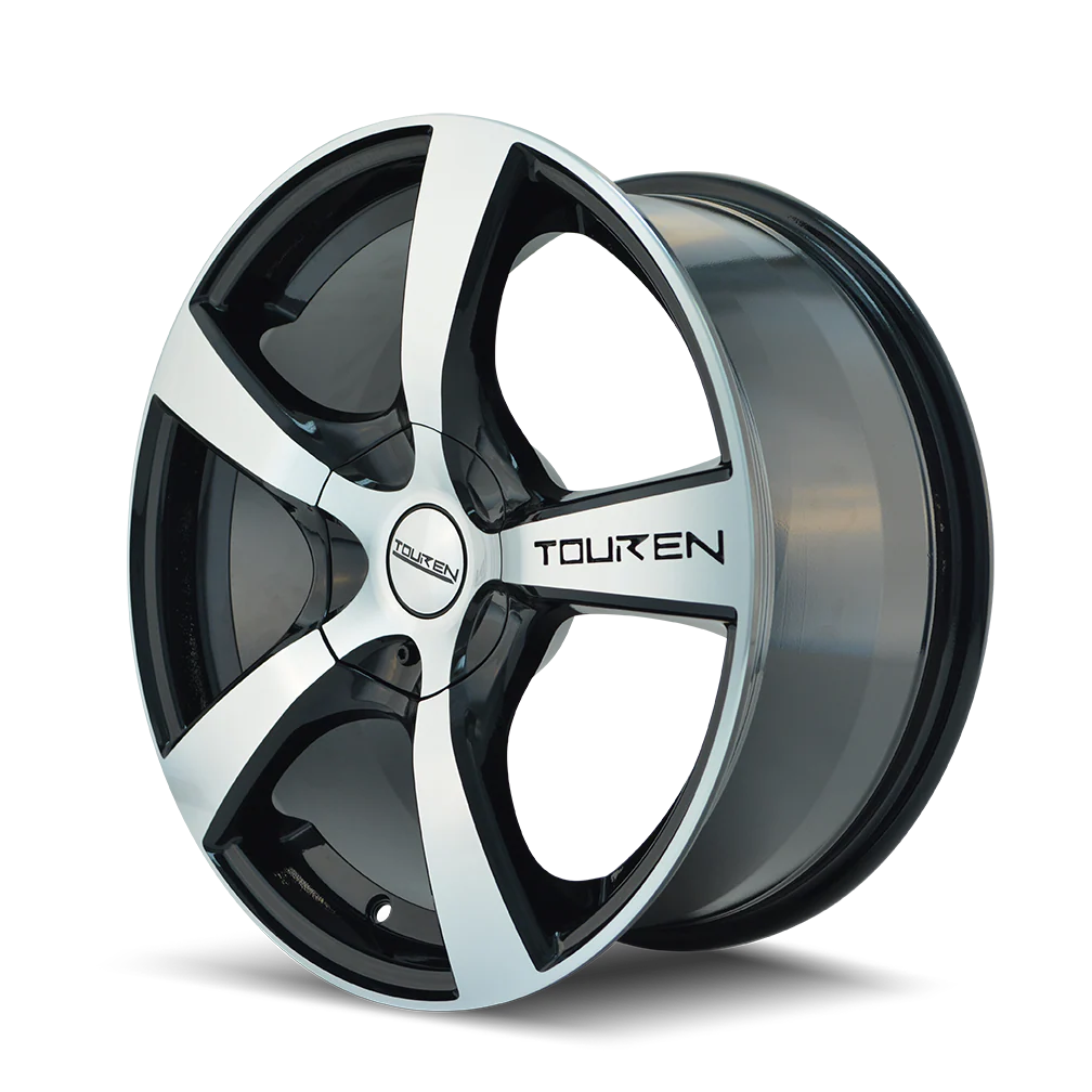 Touren - TOUREN TR9 3190 GLOSS BLACK MACHINED 17X7 5-112/5-120 42MM 72.62MM - Image 4