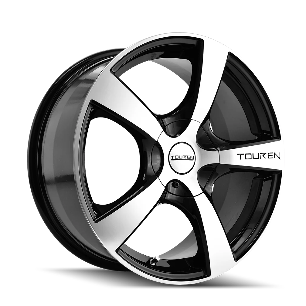 Touren - TOUREN TR9 3190 GLOSS BLACK MACHINED 18X8 5-100/5-114.3 40MM 72.62MM - Image 3