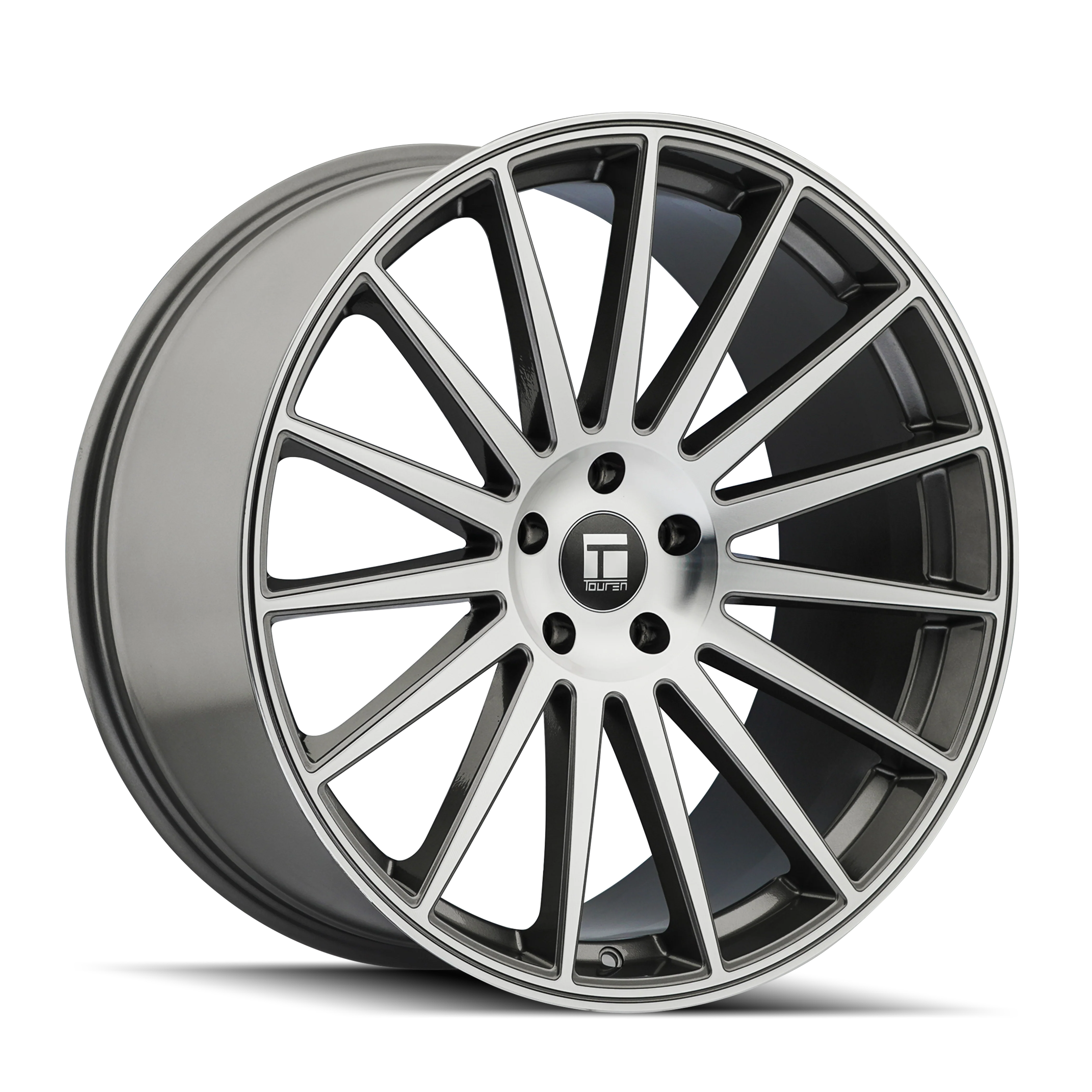 Touren - TOUREN TR92 3292 GLOSS GRAPHITE MACHINED FACE 17X8 5-114.3 35MM 72.6MM