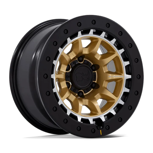 Black Rhino Wheels - TUSK 17X8.5 6X4.5 66.1 +0 M-GOLD-MCH