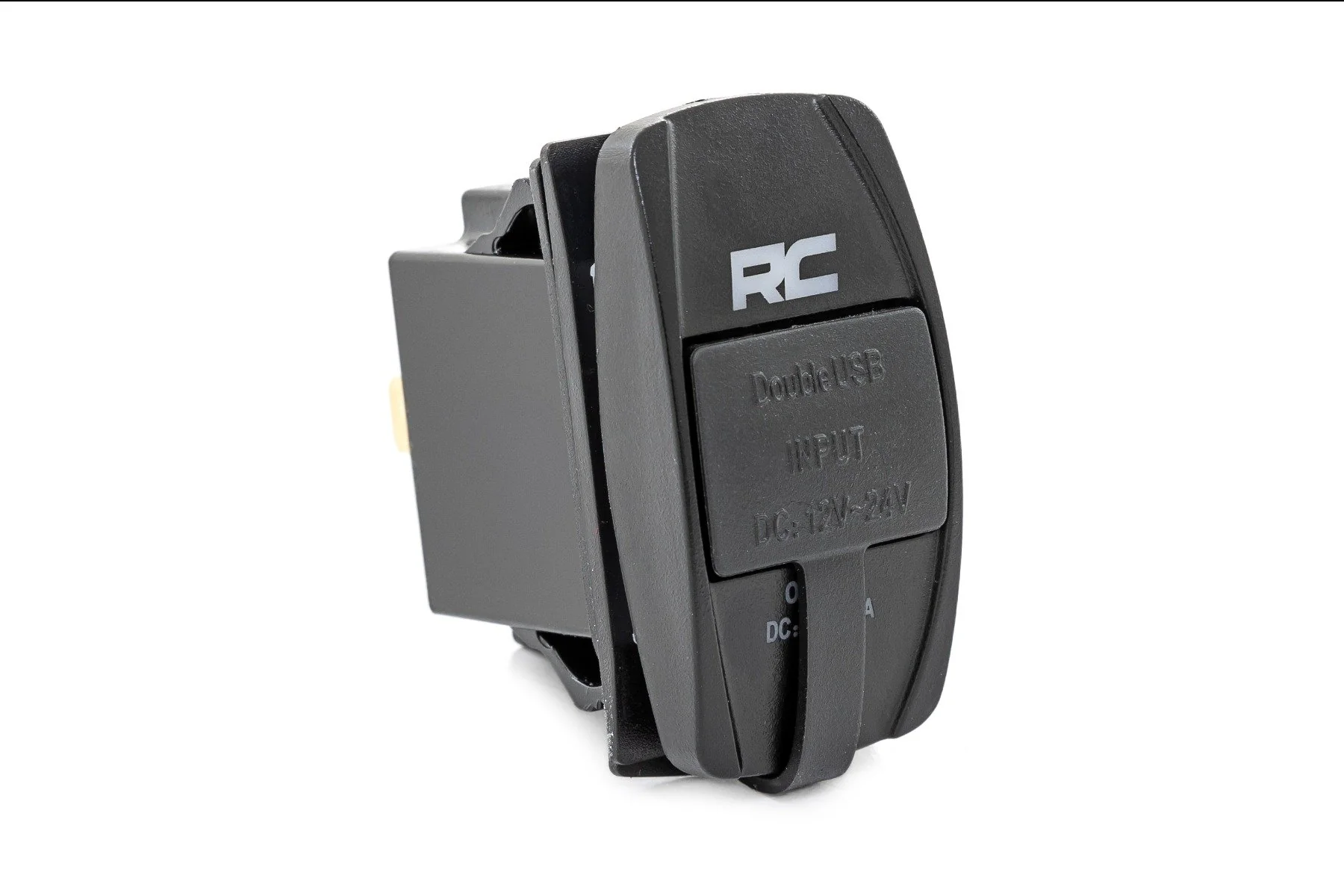 Rough Country - USB Switch Insert - 2x1 with Logo - Blue Back Light - Image 2