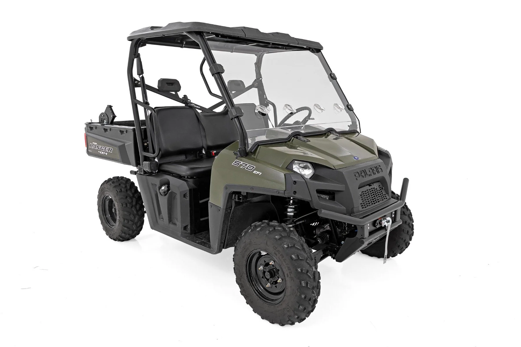 Vented Full Windshield | Scratch Resistant | Polaris Ranger 570 - Image 3