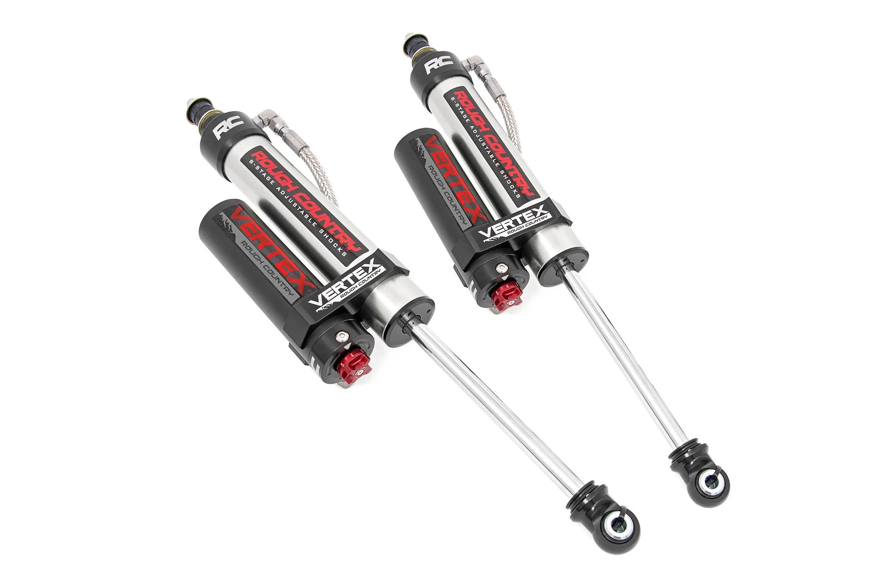 Rough Country - Vertex 2.0 Adjustable Rear Shocks - 3" - Toyota 4Runner 4WD (2010-2024) - Image 2