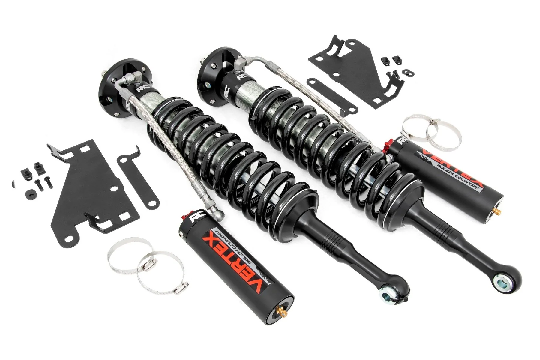 Rough Country - Vertex 2.5 Adjustable Coilovers - Front - 6" - Toyota Tundra 4WD (2022-2025)