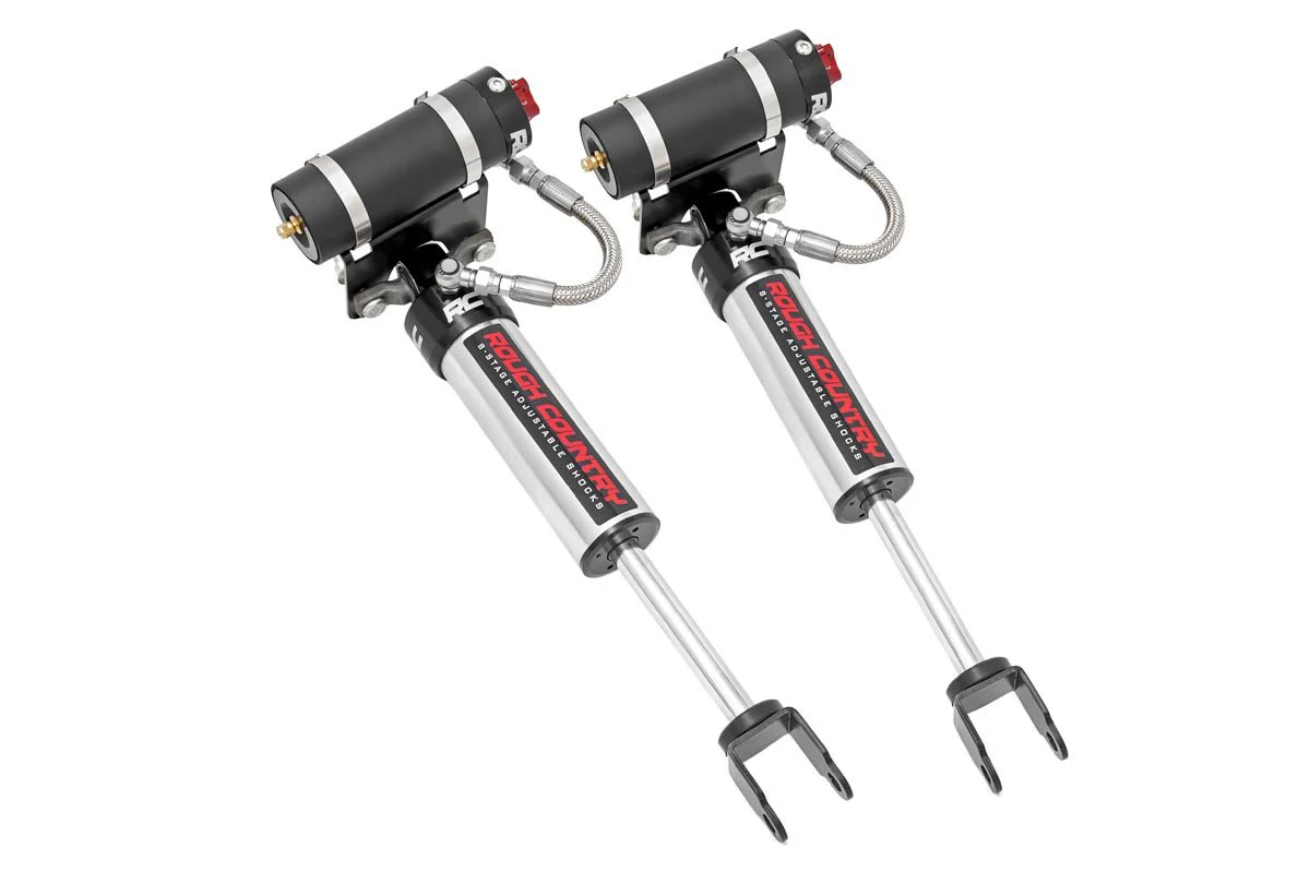 Rough Country - Vertex 2.5 Adjustable Front Shocks - 3-5" - Chevy/GMC 2500HD/3500HD (11-19) - Image 4