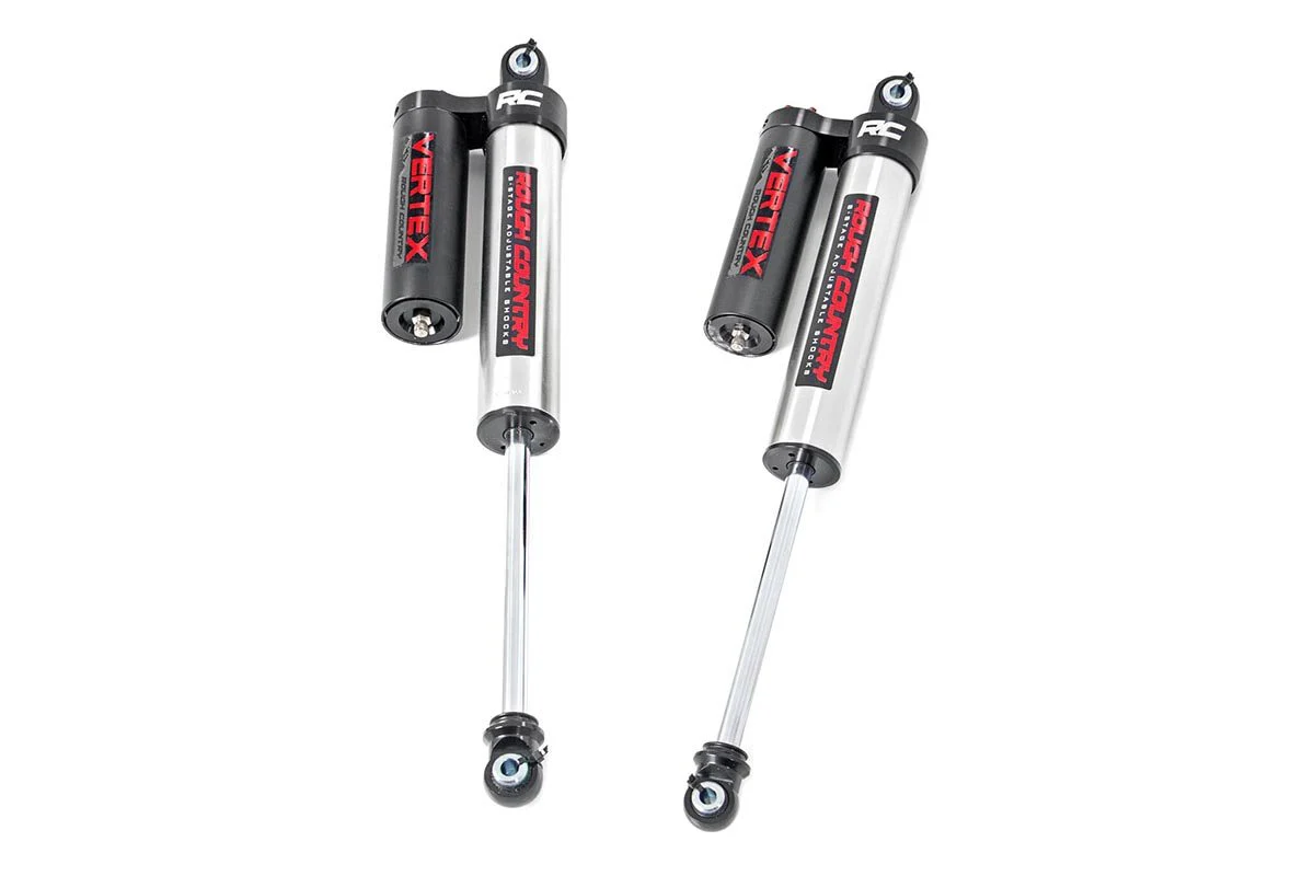 Rough Country - Vertex 2.5 Adjustable Rear Shocks - 5-7.5" - Ford F-150 2WD (2014-2021) - Image 2