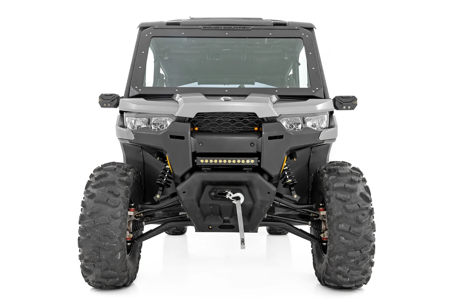 Rough Country - Vertex Front Coil Over Shock Pair - Adjustable - Can-Am Defender HD 5/HD 8/HD 9 - Image 12