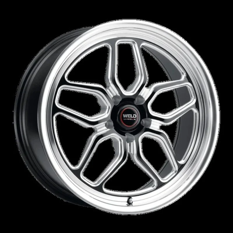 Weld Laguna Drag S152 17x10 / +49 / 5x114.3 / 78.1 CB - Gloss Black W/ Milled Spoke