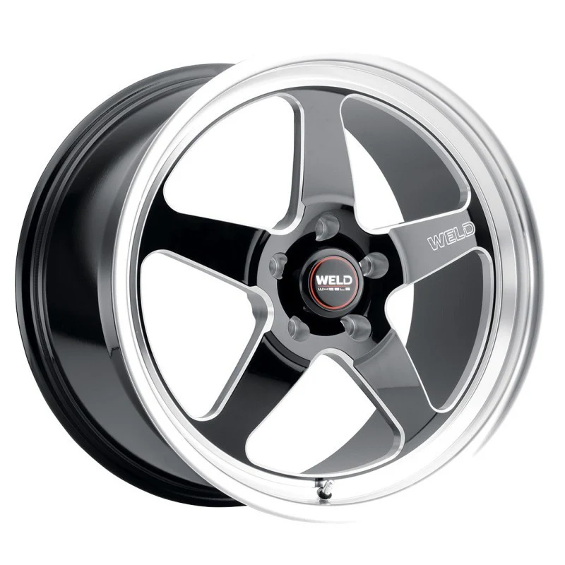 Weld S155 17x5 Ventura Drag 5x114.3 ET-21 BS2.18 Gloss BLK MIL DIA 78.1 - Image 3
