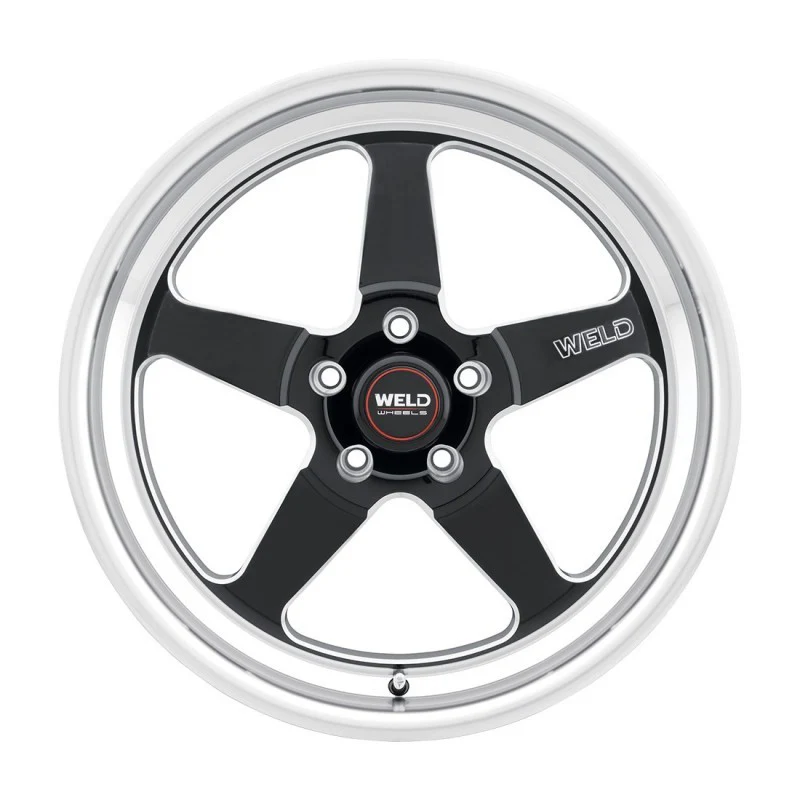 Weld S155 18x5 Ventura Drag 5x114.3 ET-23 BS2.1 Gloss BLK MIL DIA 78.1 - Image 2
