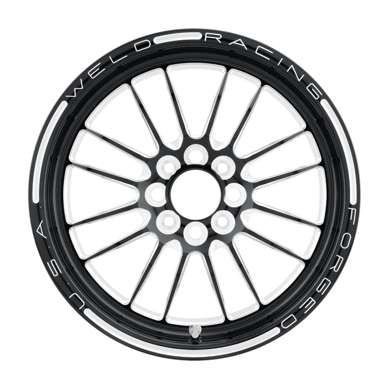 Weld Tuner Import 15x3.5 / 4x100mm BP / 2.25in. BS 1-Piece Black Wheel - Image 2